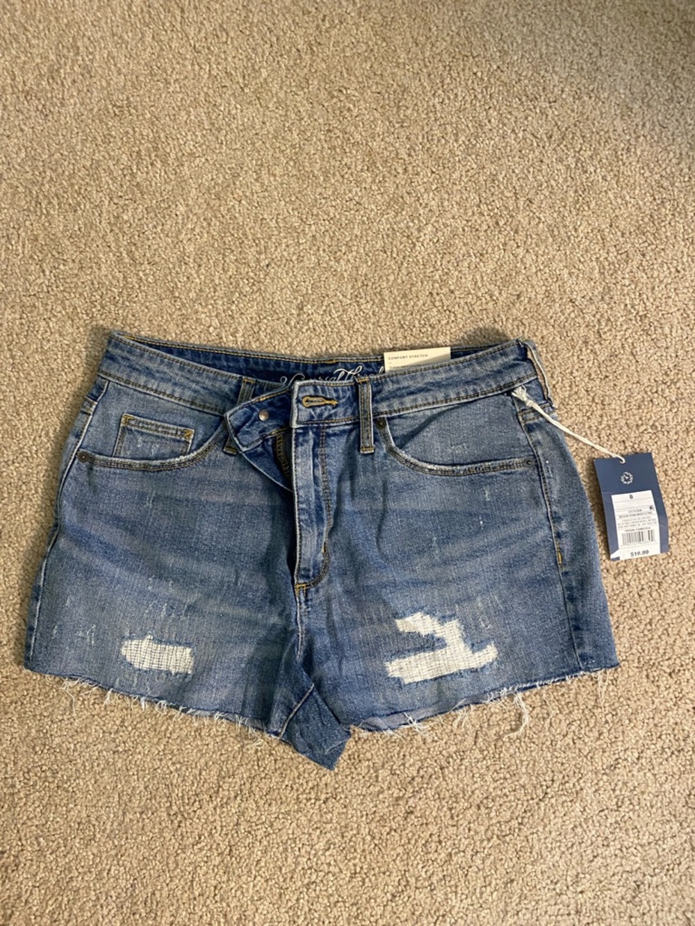 Denim Distressed Women’s Shorts